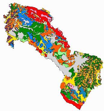 Small Map of Italy